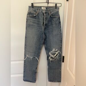 AGOLDE 90'S PINCH WAIST HIGH RISE STRAIGHT